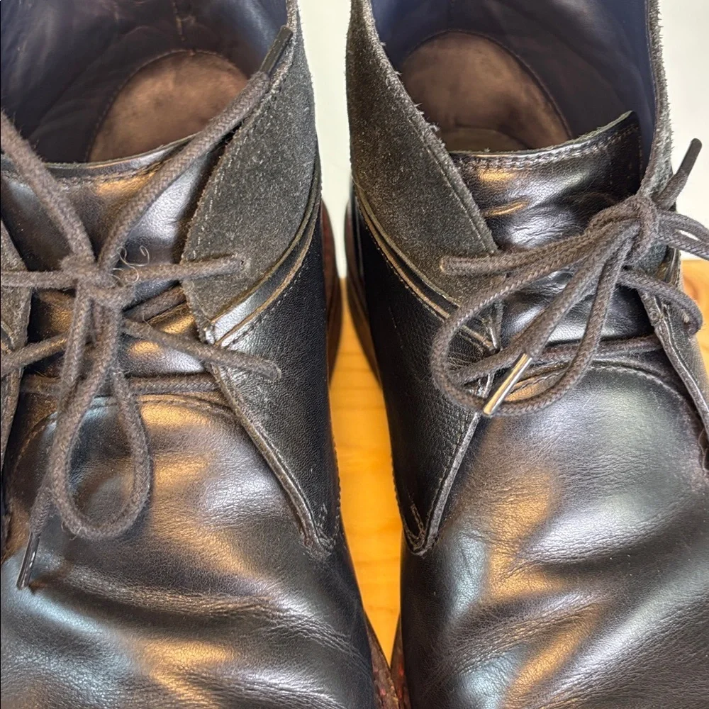Cole Haan Air Colton Chukka Boot C11766‎ Black Leather Men's 12 M Resoled